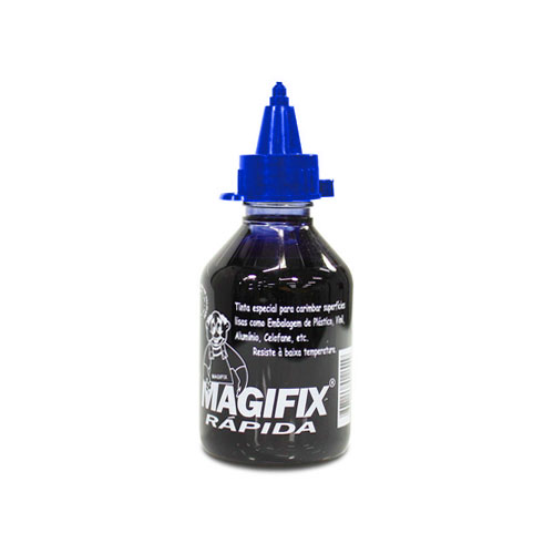 Tinta de Secagem RÁpida Magifix 120ml Azul<small>mtpl120az - Magifix</small>