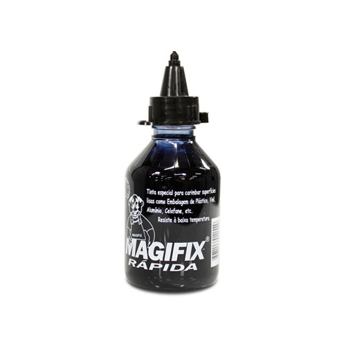 Tinta de Secagem RÁpida Magifix 120ml Preta<small>mtpl120pr - Magifix</small>