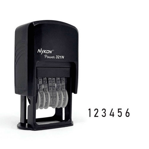 Nykon 321n Mini Numerador 6 Digitos 4mm<small>nn321 - Nykon</small>