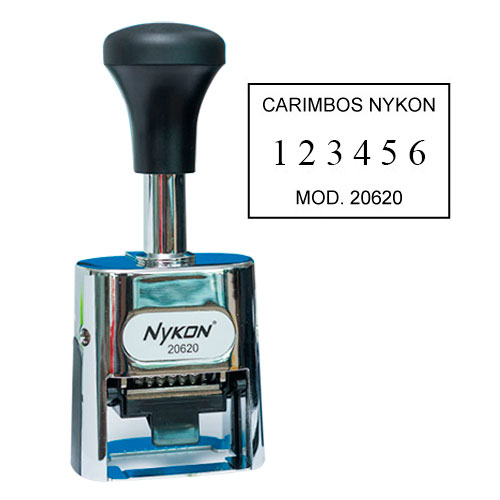 Numerador Automatico Nykon 20620 com Chapa<small>nna6p - Nykon</small>