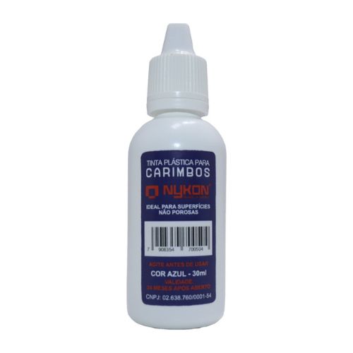 Tinta de Secagem RÁpida Nykon 30ml Azul<small>ntpl30az - Nykon</small>