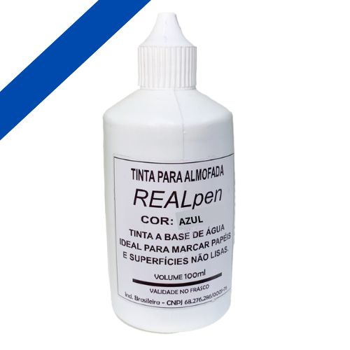 Tinta Azul Realpen 100ml<small>rpt100az - Real Pen</small>