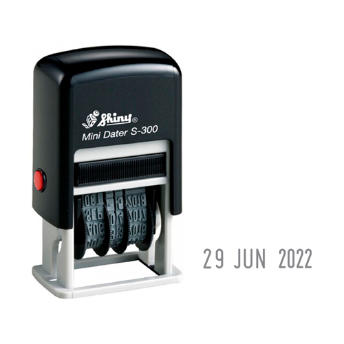 Mini Datador Shiny S300 Preto 3mm<small>sd300 - Shiny</small>