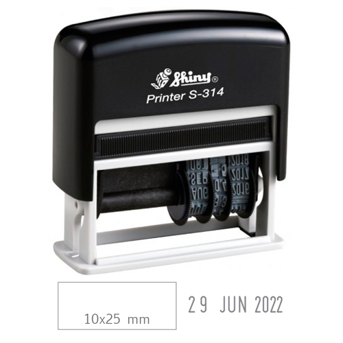 Shiny Mini Printer S314 Datador 10x25mm<small>sd314p - Shiny</small>