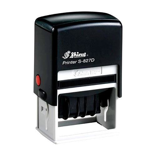 Datador Shiny Printer S827d Preto 30x50mm<small>sd827 - Shiny</small>