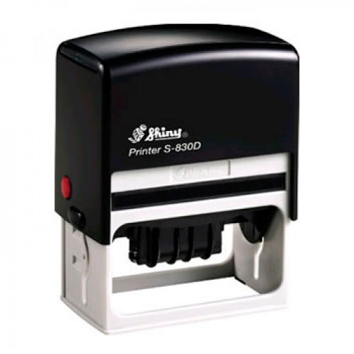 Datador Shiny Printer S830d Preto 38x75mm<small>sd830 - Shiny</small>