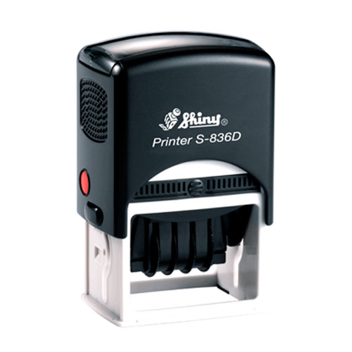 Datador Shiny Printer S836d Preto 30x45mm<small>sd836 - Shiny</small>