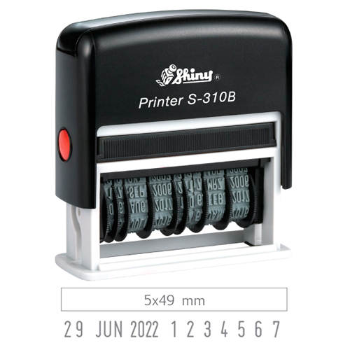 Shiny Mini Printer S310b Datador Numerador 05x49mm<small>sdn310b - Shiny</small>