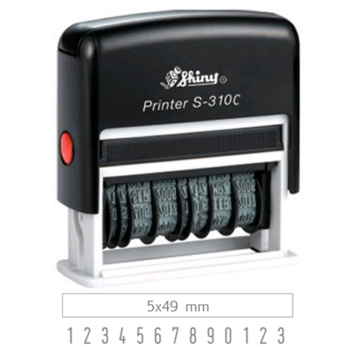 Shiny Mini Printer S310c Numerador 05x49mm<small>sn310c13 - Shiny</small>