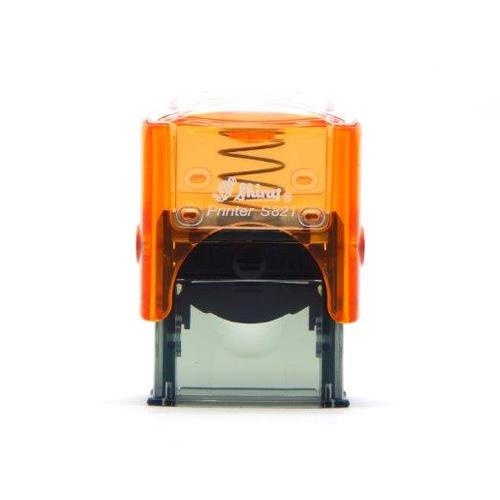 Carimbo Automatico Shiny Personal Printer Sn821 Laranja TranslÚcido Placa Texto Retangular 10x26mm<small>sn821la - Shiny</small>