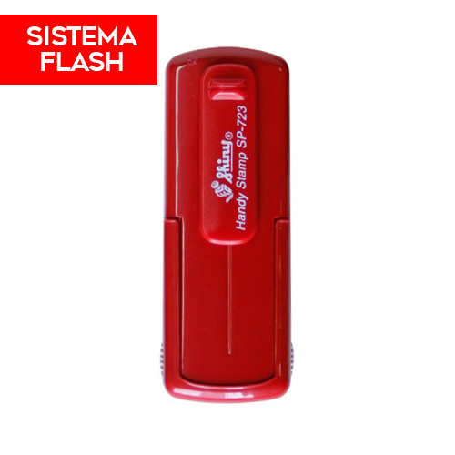 Handy Stamp Flash Sp723 Shiny Vermelho 18x47mm<small>sp723vm - Shiny</small>