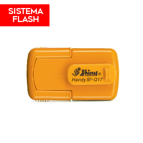 Handy Stamp Flash Spq17 Shiny Amarelo 17x17mm<small>spq17am - Shiny</small>