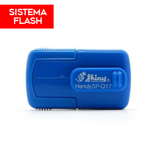 Handy Stamp Flash Spq17 Shiny Azul 17x17mm<small>spq17az - Shiny</small>