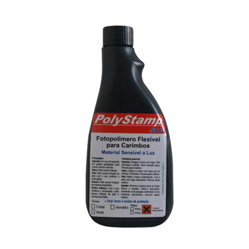 Polimero Polystamp Vermelho 450g<small>sup0485 - Diversos</small>