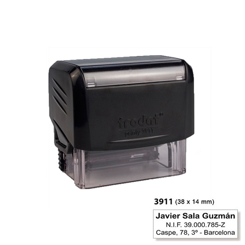 Trodat Printy 3911 Preto 14x38mm<small>t3911 - Trodat</small>