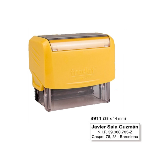 Trodat Printy 3911 Amarelo 14x38mm<small>t3911am - Trodat</small>