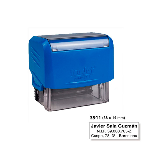 Trodat Printy 3911 Azul 14x38mm<small>t3911az - Trodat</small>