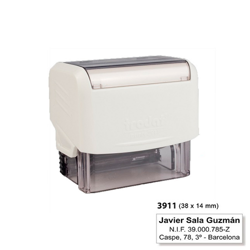 Trodat Printy 3911 Branco 14x38mm<small>t3911bc - Trodat</small>