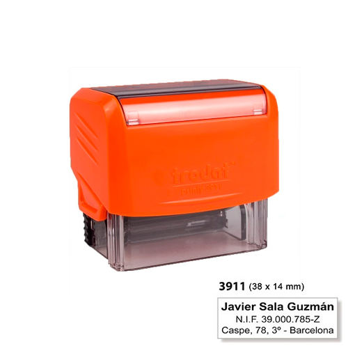 Trodat Printy 3911  Laranja Neon 14x38mm<small>t3911la - Trodat</small>