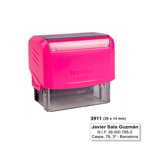 Trodat Printy 3911  Pink Neon 14x38mm<small>t3911pi - Trodat</small>