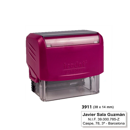 Trodat Printy 3911 Violeta 14x38mm<small>t3911vi - Trodat</small>