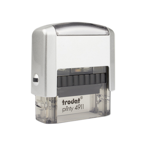 Trodat Ideal 4911 P2 Prata/fume 14x38mm<small>t4911pt - Trodat</small>