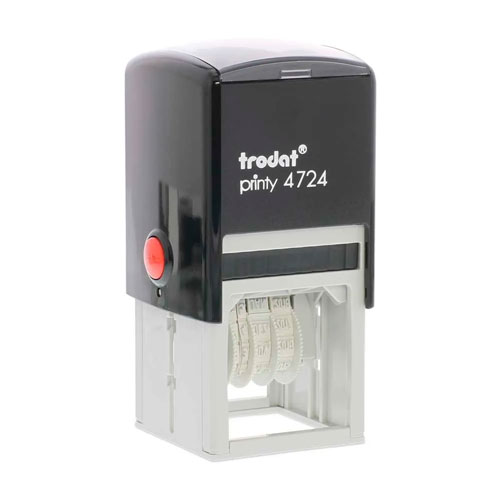Datador Trodat Printy 4724 Preto 40x40mm<small>td4724 - Trodat</small>