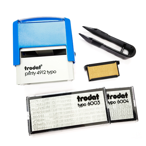 Carimbo de Montar Trodat Printy 4912 Typo<small>tm4952 - Trodat</small>