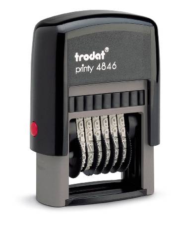 Numerador Trodat Printy 4846 6 Digitos 4mm<small>tn4846 - Trodat</small>