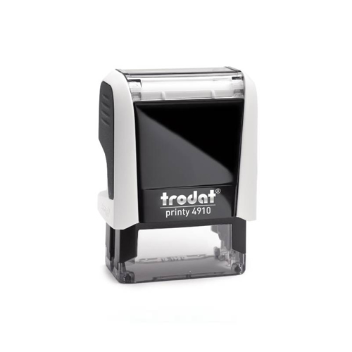 Trodat Printy 4910 P4.0 Branco e Preto 10x26mm<small>tn4910bc - Trodat</small>