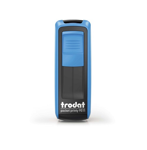 Trodat Pocket 9511 Azul e Preto 14x38mm<small>tpocazpr - Trodat</small>