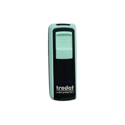 Trodat Pocket 9511 Pastel Verde e Preto<small>tpocvdppr - Trodat</small>